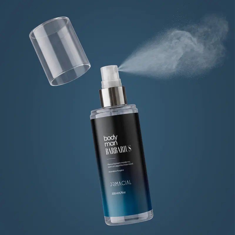 Kit Body Splash Masculino Barbarius e Midtown 200ml by Primacial - 4