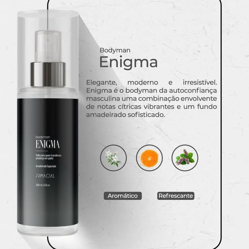 Kit Body Splash Masculino Barbarius e Midtown 200ml by Primacial - 10