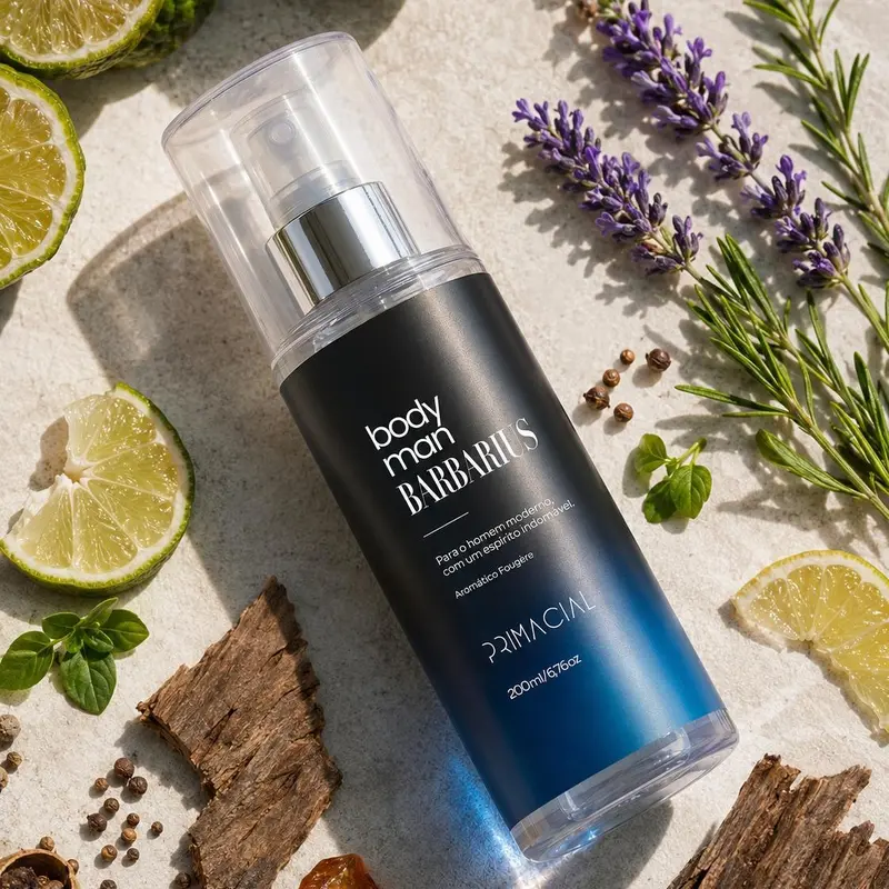 Kit Body Splash Masculino Barbarius e Midtown 200ml by Primacial - 15